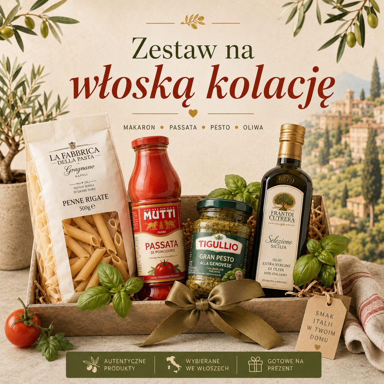 Zestaw na włoską kolację